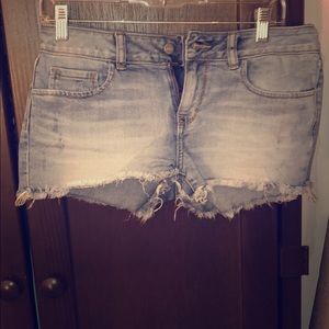 Denim shorts